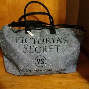 Victoria's Secret silver sparkle bag